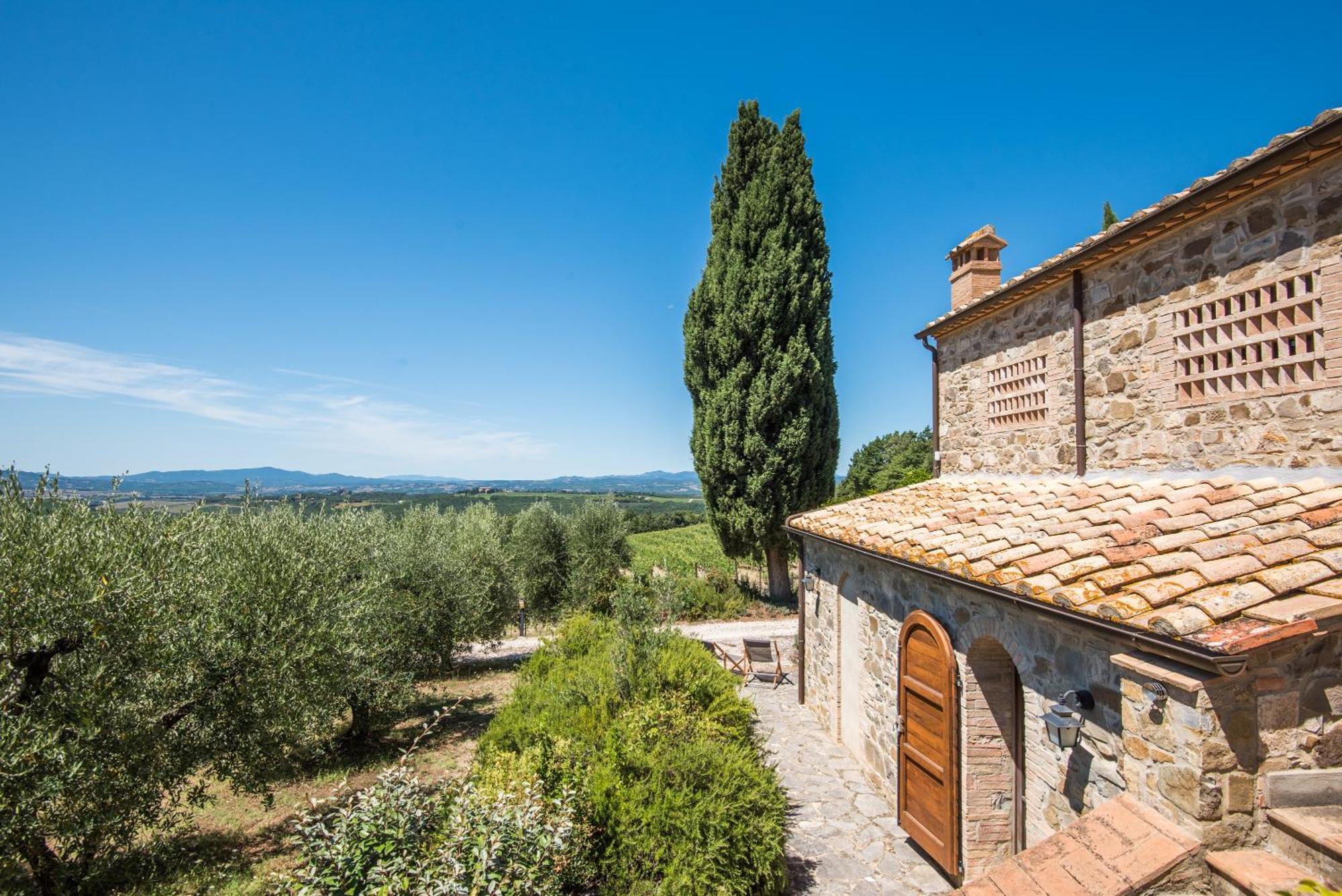 Ginepro Apartment Podere Giardino Монтальчино Экстерьер фото